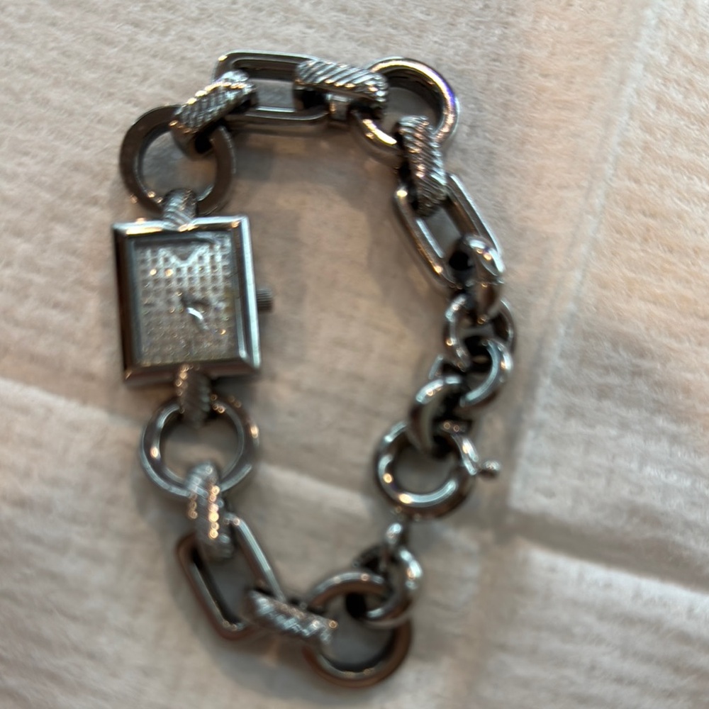 Emporio Armani Silver Chain Link Watch - used great condition
